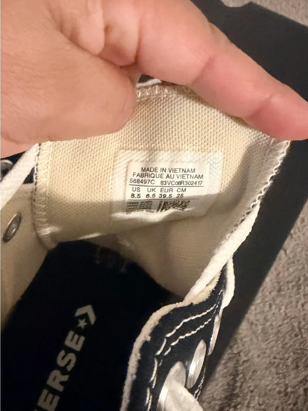 Converse Black & White Platform Chuck Taylor High Tops